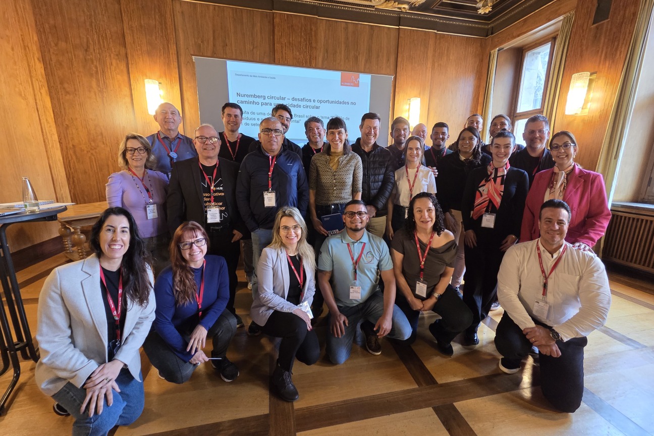 Besuch einer Delegation aus Brasilien die Stadt Nürnberg, um sich über die Themen Kreislauf- und Abfallwirtschaft auszutauschen.