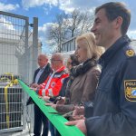 Übergabe der neuen Interimsbauten an Sicherheitsbehörden und Schaustellerverband