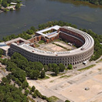 Luftaufnahme der Kongresshalle