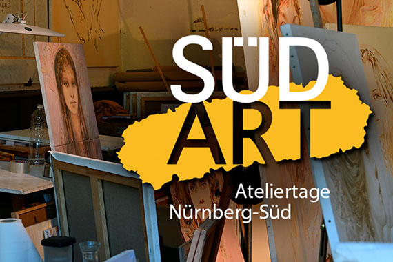 Atelier mit dem SüdART Logo