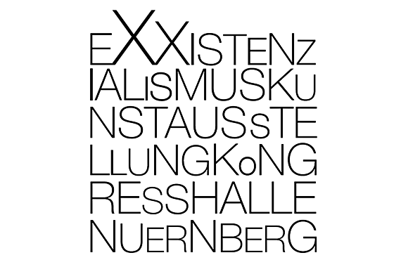 Exxistenzialismus. Kunstausstellung. Kongresshalle Nürnberg.