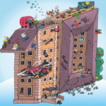 Veranstaltungsplakat zu 10 Jahre Z-Bau