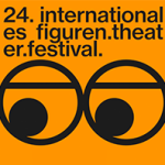 Festivalplakat des 24. internationalen Figurentheaterfestivals in Erlangen, Nürnberg, Fürth, Schwabach vom 23. Mai bis 1. Juni 2025.