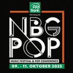 Nürnberg Pop. Music Festival & Pop Conference. 9. bis 11. Oktober 2025.