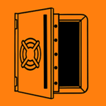 Illustration eines geöffneten Tresors