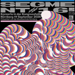 Buntes, psychedelisch wirkendes Muster aus konzentrischen, wellenförmigen Linien vor schwarzem Hintergrund mit Text zu Konzerten in der Kongresshalle Nürnberg vom 18. bis 19. September 2026