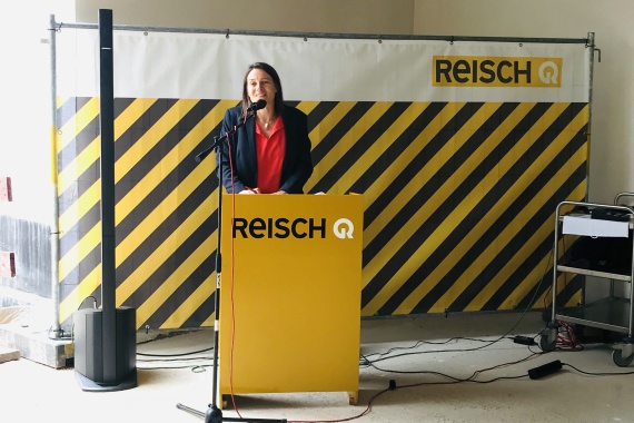 Grußwort Elisabeth Rieß - Richtfest