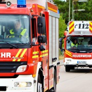 Feuerwehrautos auf Autobahn - Sonderfahrberechtigung