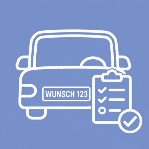 © von einer KI erstellt Wunschkennzeichen © von einer KI erstellt