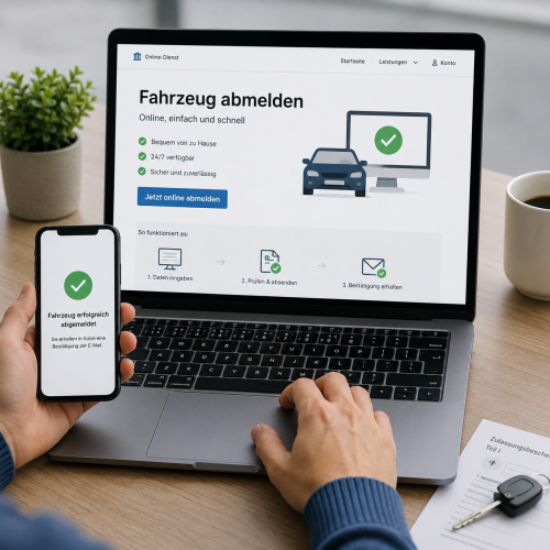 © mit einer KI erstellt Fahrzeug abmelden © mit einer KI erstellt