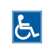 Hinweisschild Rollstuhlfahrer