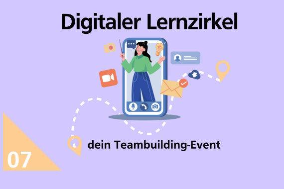 Logo "Digitaler Lernzirkel" der Reihe "Boost your Skills" der Medienpädagopgik des IPSN