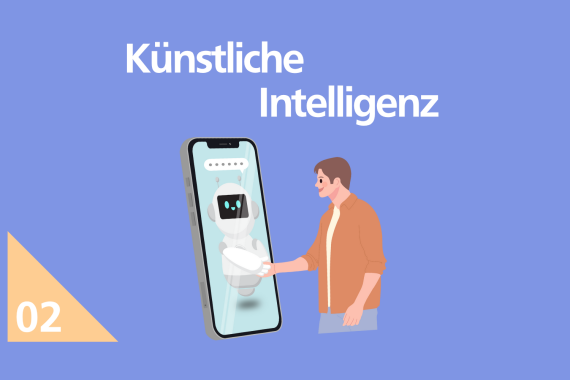 Logo "Künstliche Intelligenz "Boost your Skills" der Medienpädagopgik des IPSN