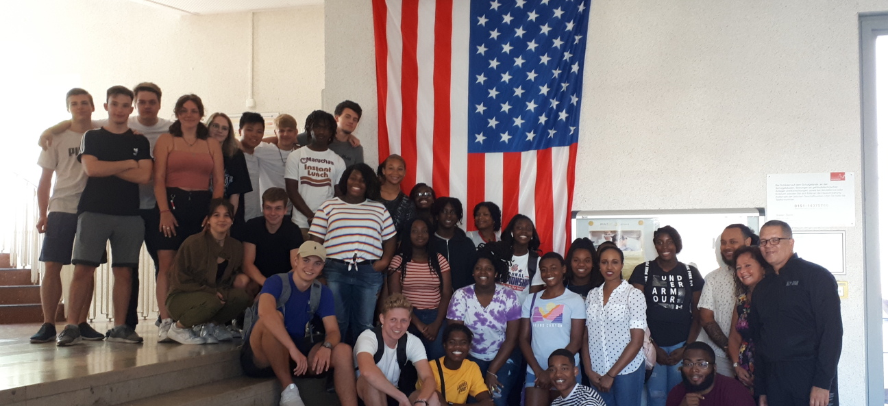 Treffen von Jugendlichen aus den Partnerstädten Nürnberg und Atlanta, Bild © privat