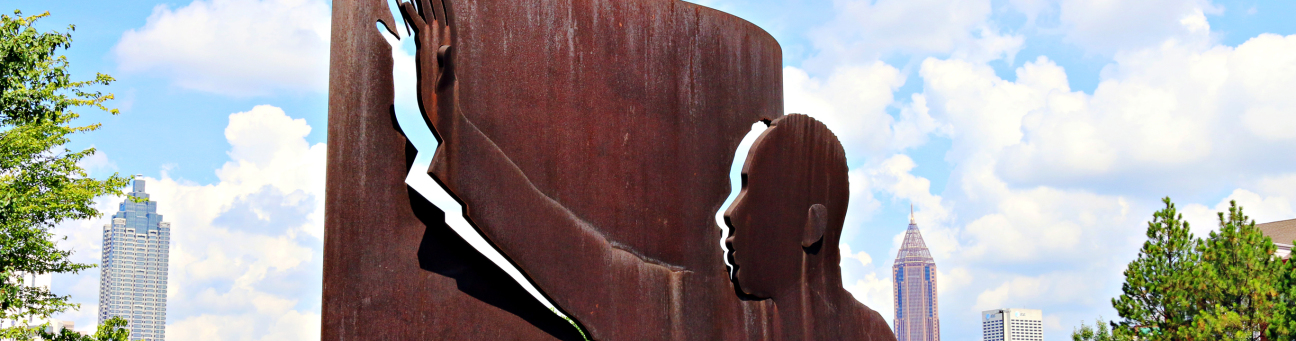 Skulptur im Freedom Park in Atlanta, USA