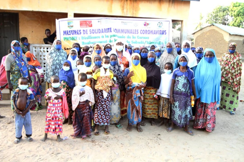 Corona-Sensibilisierung für Mütter und Kinder, Bild © Wébi OURO-WASSARA / Stadt Nürnberg