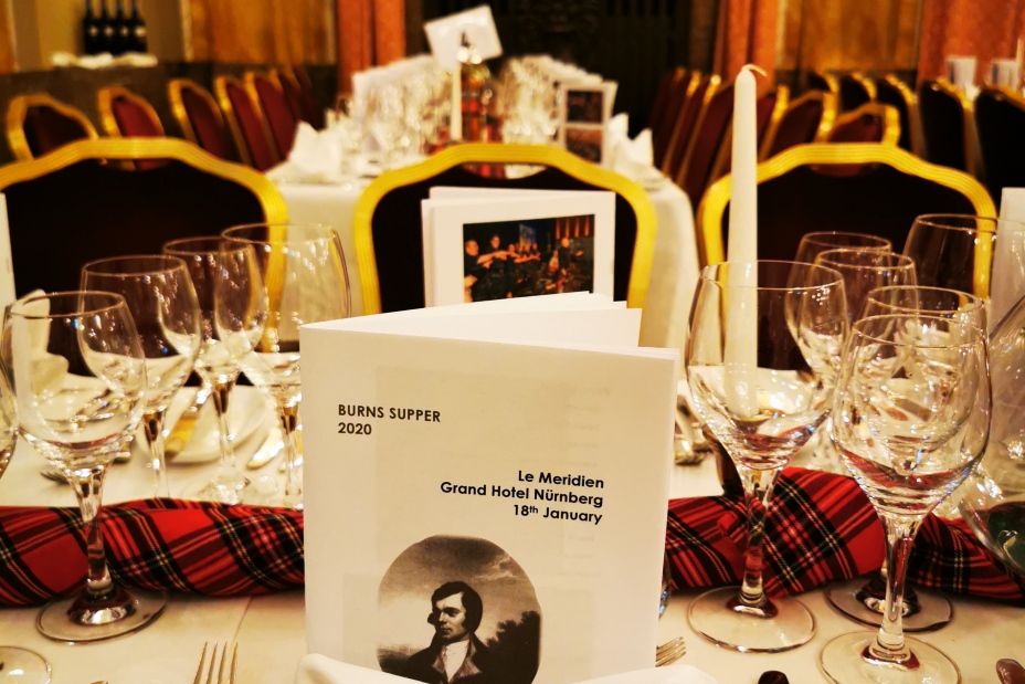 Bild © Christian Domhardt / Stadt Nürnberg Stillleben beim Burns Supper in Nürnberg, Bild © Christian Domhardt / Stadt Nürnberg