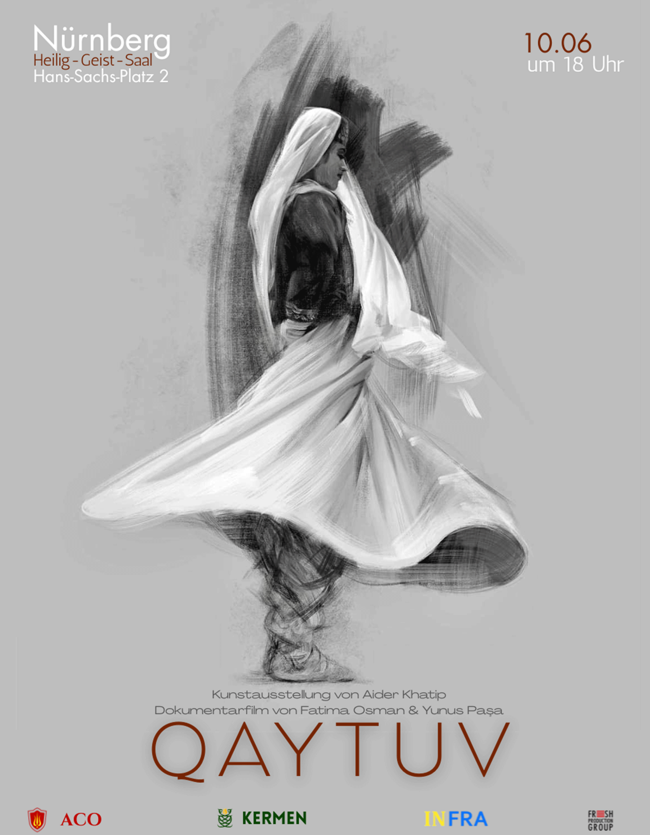 Plakat zur Ausstellung und Film QAYTUV („Rückkehr“), Bild © Dachverband der krimtatarischen Organisationen