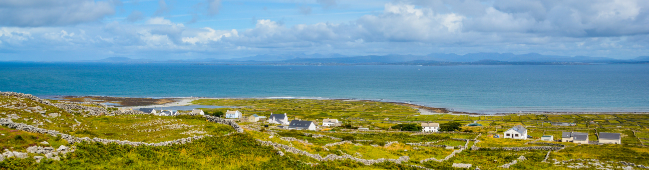 Panoramic view in Inishmore, Aran Islands