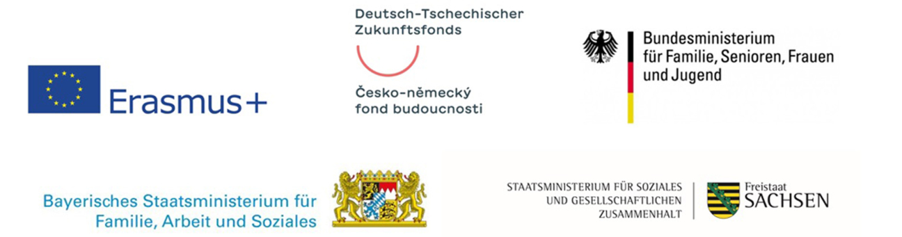 Logos der Kooperationspartner des Förderprogramms "Freiwillige Berufliche Praktika" Deutschland - Tschechien, Bild © ebd.