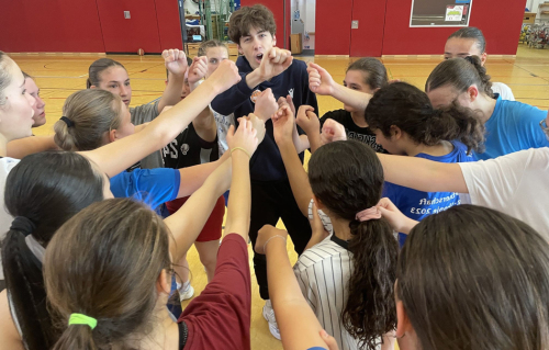 Nürnberger Basketballmannschaft des Post SV beim Austausch in Nürnbergs nordmazedonischen Partnerstadt Skopje © Michael Hertlein / Post SV Nürnberg