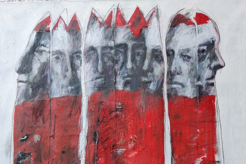 Bild aus der Ausstellung "Die Apokalypse" mit Werken von Ioan Aron Țăroi