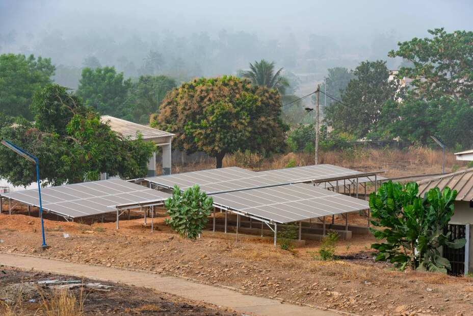 PV-Anlage für Hospital in Sokodé/Tchaoudjo 1, Togo, Bild © GIZ/LOKOSSA BELTY