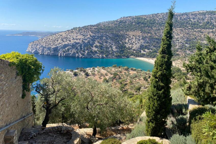 Insel Thassos Blick vom Kloster Erzengel Michael