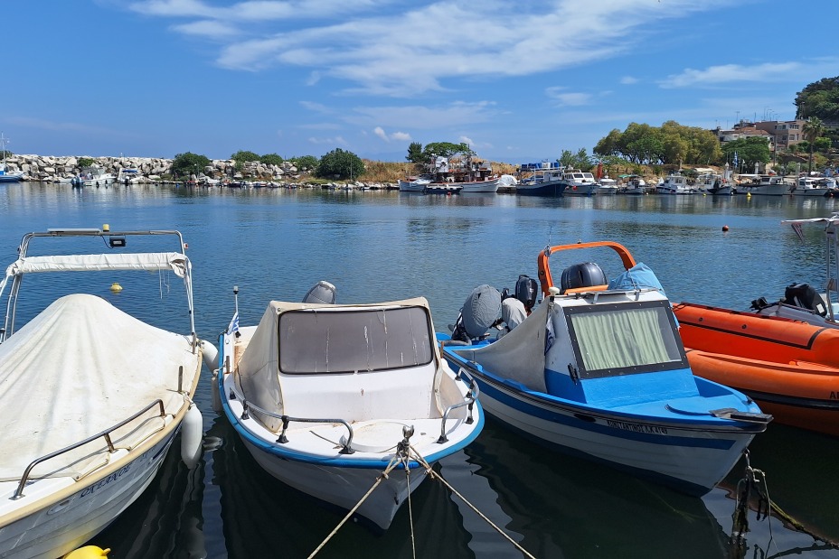 Der kleine Hafen von Kavala, Bild © D. Groß / IB, Stadt Nürnberg