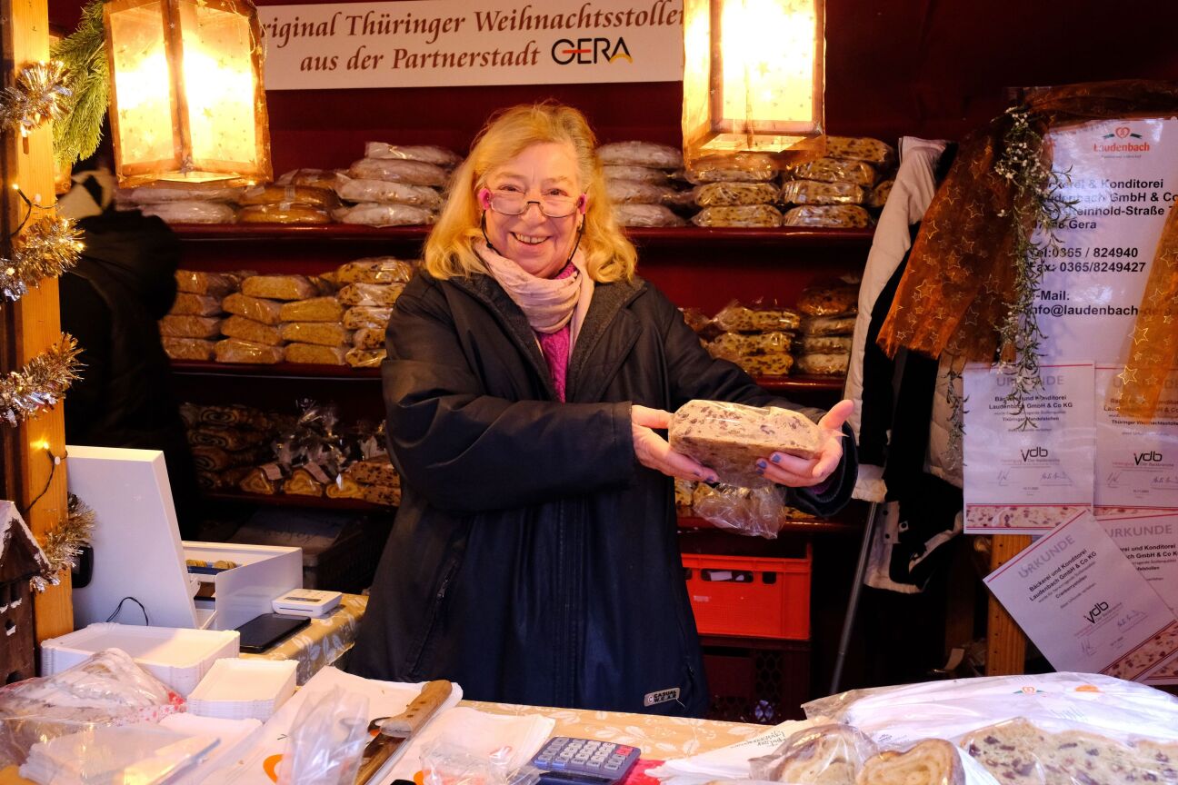 Gera Bude am Markt der Partnerstädte in Nürnberg
