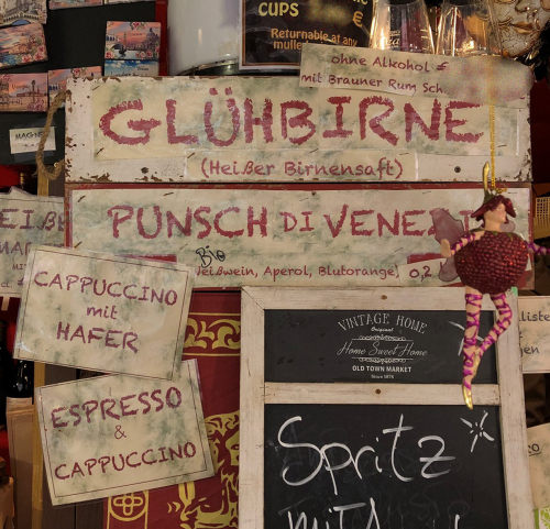 An der Venedig Bude am Markt der Partnerstädte