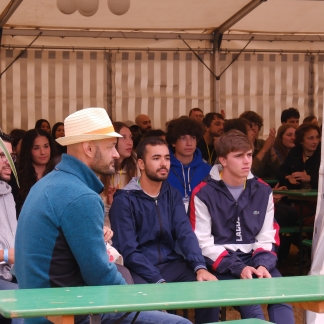 Ankommen, leider bei Regen...