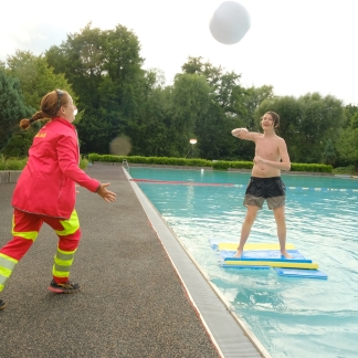 und auch die Helfer waren nicht zu halten....