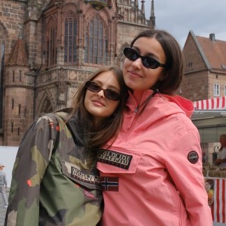 ...wie man sieht, sie genossen es.