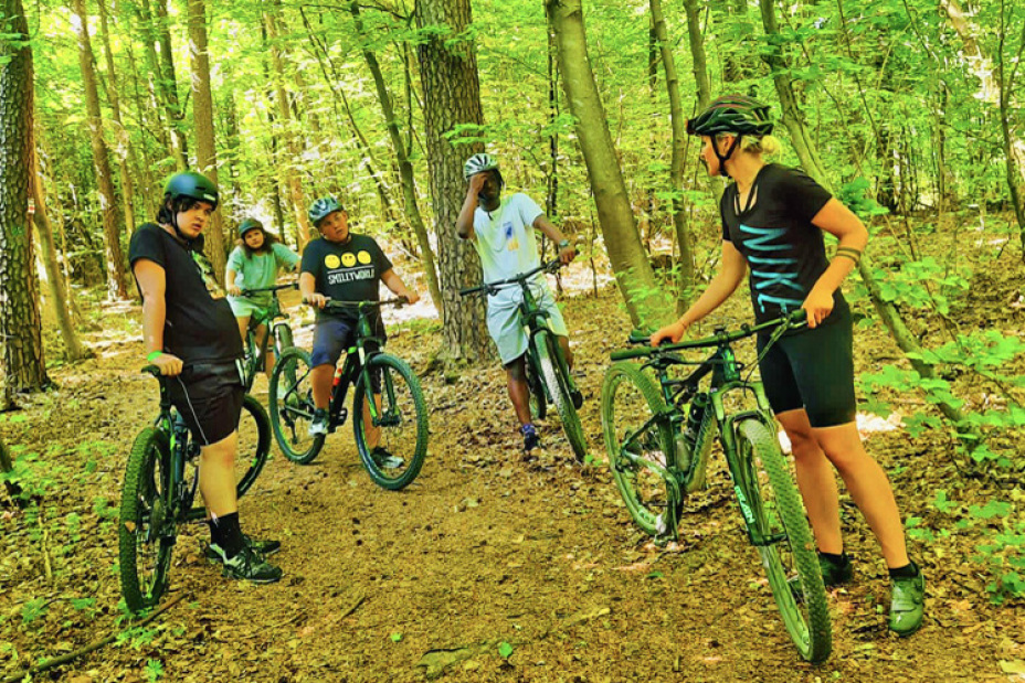 Bild © Fabian Schäfer / Stadt Nürnberg Mountainbike Tour auf dem Feriencamp 2023, Bild © Fabian Schäfer / Stadt Nürnberg