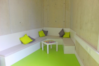 Chilloutzimmer im Kinder- und Jugendhaus Pastorius mit Sitzecke