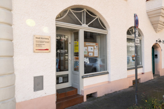 Ansicht des Stadtteilladens von außen