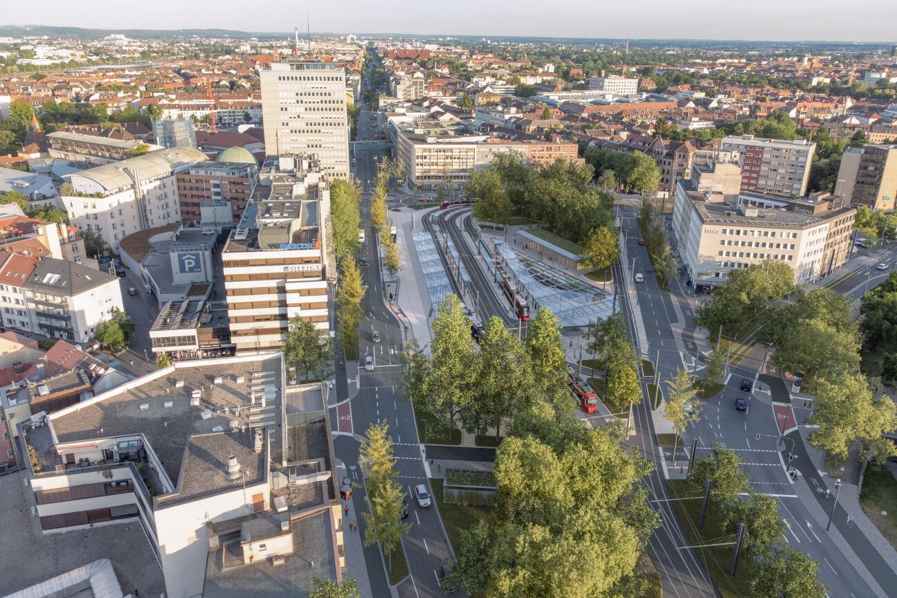 Visualisierung des Plärrers nach dem Umbau