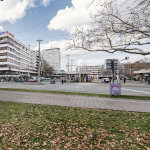 Blick von Osten über den Plärrer und die Gostenhofer Hauptstraße