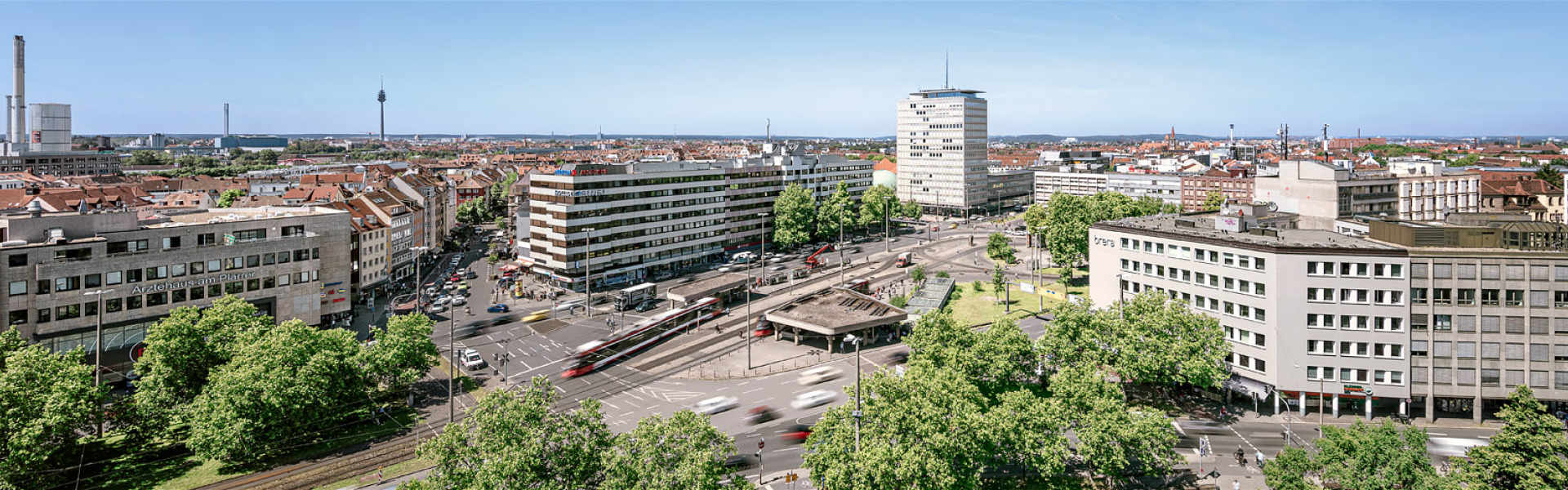 Panorama-Aufnahme des Plärrers