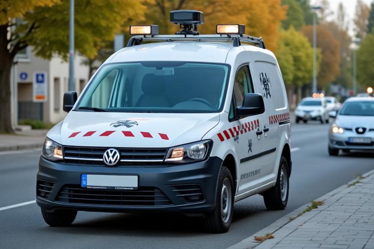 Bild © Smart City System Parking Solutions GmbH Im Stadtteil St. Johannis sind bis 26. April 2025 Scan-Cars der Firma Fürther Firma Smart City System Parking Solutions GmbH im Einsatz., Bild © Smart City System Parking Solutions GmbH