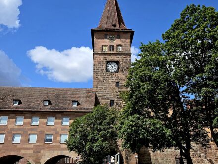Foto: Der Laufer Schlag·turm., Bild © Stadt Nürnberg/Geschäftsbereich 3. Bürgermeister
