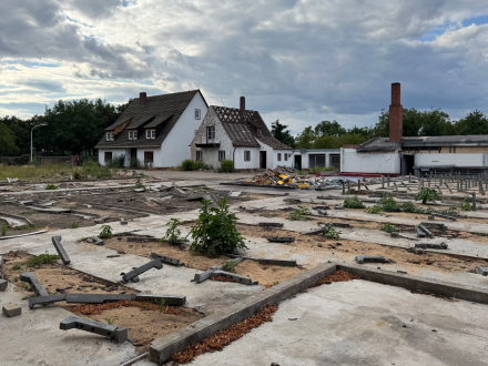 Foto von der alten Gärntnerei Sauerbrey.