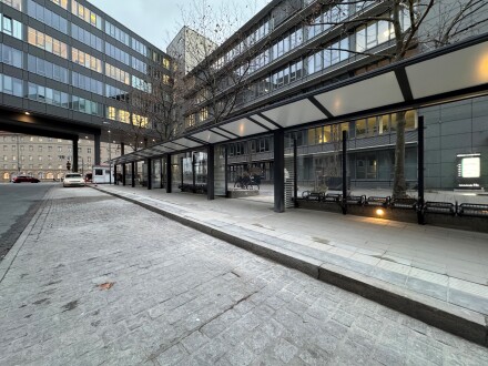 Foto vom umgebauten Zentralen Omnibus·bahnhof in Nürnberg.