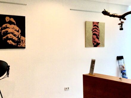 Foto von den Kunstwerken im Langwasser·bad.