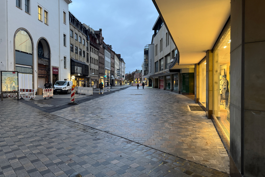 Zusammen mit dem bereits umgestalteten Ludwigsplatz entsteht Schritt für Schritt ein neues Gesicht unserer Innenstadt., Bild © André Winkel / Stadt Nürnberg