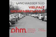 Bild Plakat der Ausstellung "Vielfalt Großparkplatz!?" im Offenen Büro.