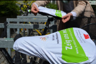 Bild Sattelüberzüge für das Projekt „Radständer für die Stadtteile“ in Nürnberg.