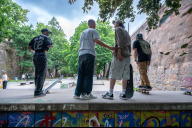 Bild Die neuen Unterstände sind für Skaterinnen und Skater eine echte Aufwertung ihres Treffpunkts im Burggraben.