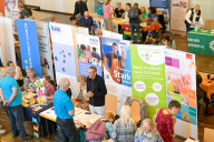 Bild Über 50 Vereine, Initiativen und gemeinwohlorientierte Organisationen waren im Heilig-Geist-Saal mit dabei.